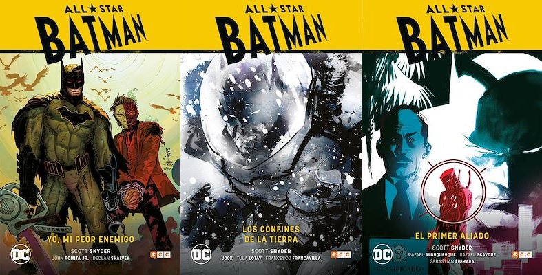 BATMAN SAGA: ALL-STAR BATMAN DE SCOTT SNYDER- SERIE COMPLETA TRES TOMOS